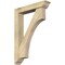 Ekena Millwork Westlake Traditional Rough Sawn Bracket w/ Offset Brace, Douglas Fir, 6"W x 30"D x 42"H BKT0604X30X42WTL01RDF - alternate 1